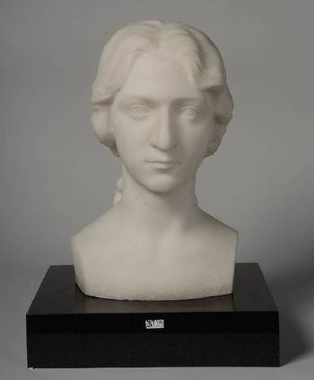 Buste de femme by 
																	Edmond de Valeriola