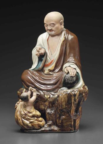Figure Of Luohan by 
																	 Zeng Longsheng