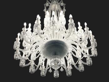 A Zenith Chandelier With Forty-eight Lights by 
																	 Baccarat