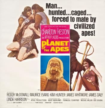 Planet Of The Apes Poster For Theatres by 
																	 Twentieth Century Fox Studios