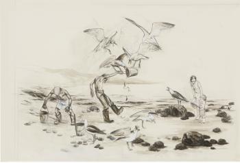 Feeding The Gulls by 
																	Charles Avery