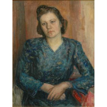 Portrait of the Artist's Wife by 
																	Erikx Rebane