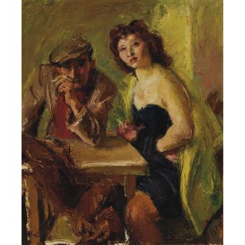 Couple in a Cafe by 
																	Iosif Iser