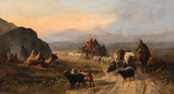 Shepherds in the Caucasus by 
																	Feodor Baikoff