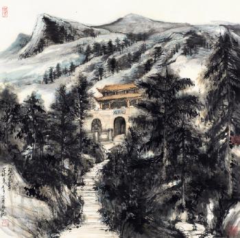 Landscape by 
																	 Wang Jiafang
