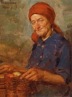 Die Obstverkäuferin (The Fruit Seller) by 
																	Vladimir Magidey