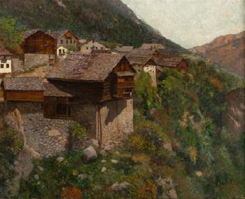 Mountain Village by 
																	Emil Uhl