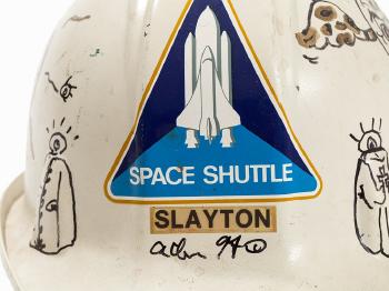 Painting & Space Shuttle Helmet by 
																			 Andora