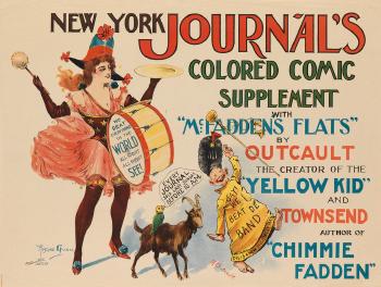 New York Journal's Colored Comic Supplement by 
																	Richard F Outcault