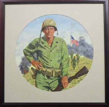 John Wayne, Sands of Iwo Jima by 
																	Robert Tanenbaum