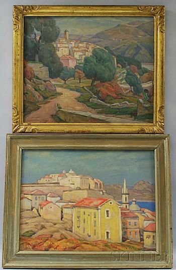 Calvi, Corsica; Hill town in France by 
																			George Macrum