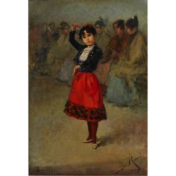 Spanish Dancer by 
																			Henri Rovel