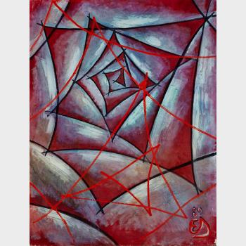 Abstract (Spiderweb) by 
																			Jewgenij Sergejewitsch Wachtangow