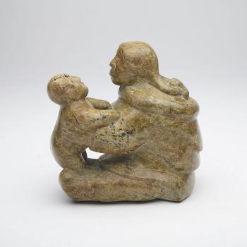 Mother Playing with Child by 
																			Mary Utye