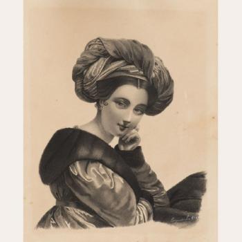Portrait de la Cantatrice Marie-Cornélie Falcon by 
																	Eugenie Tripier Lefranc