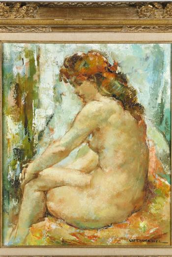 Untitled nude by 
																			Maryse Ducaire