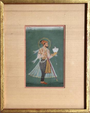 Portrait of Moghal Emperor Shajehan by 
																			 Indian School