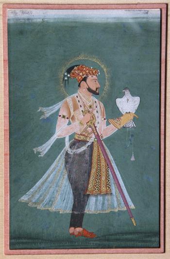 Portrait of Moghal Emperor Shajehan by 
																			 Indian School