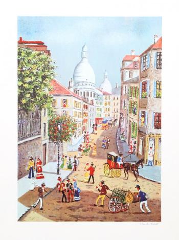French street scene 2 by 
																	Claude Tabet