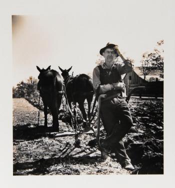 Maine 2 - Farmer with Two Horses by 
																	Kosti Ruohomaa