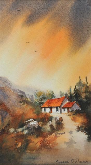 Cottage in the hills by 
																	Carrie O'Duinn