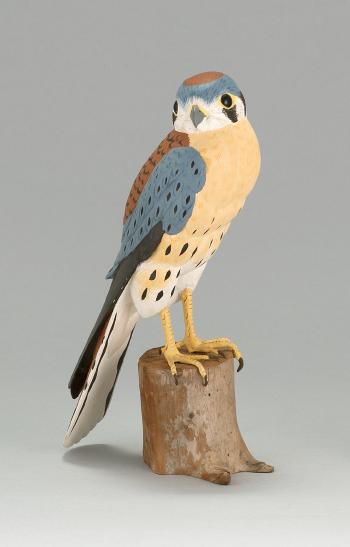 Life-size Sparrow Hawk by 
																	Robert and Virginia Warfield