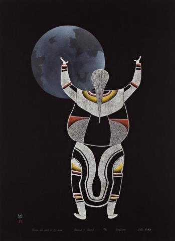 Woman who went to the moon by 
																	Tiktu Quinnuayuaki