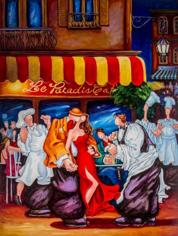 Le cafe paradis by 
																	Lise Lacaille
