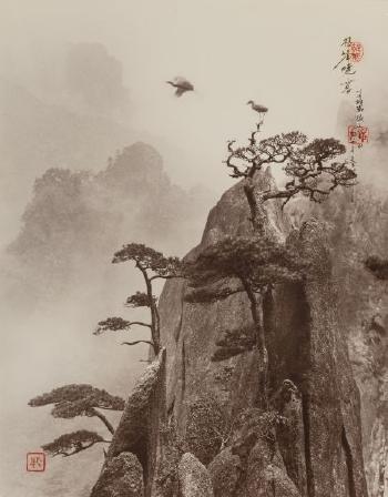 Pine Peak, Yellow Mountain by 
																			 Don Hong Oai