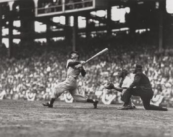 Joe Dimaggio, All Star Game by 
																			Hy Peskin