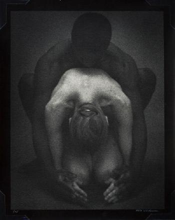 Untitled (Man around Woman) by 
																			Max Waldman