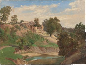 On the Pedernales River by 
																			Hermann Lungkwitz