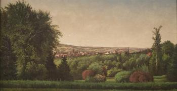 Panoramic View of North Adams, Massachusetts by 
																			James Cantwell