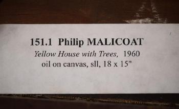 Yellow House with Trees by 
																			Philip Cecil Malicoat