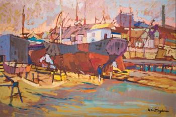 Untitled (Flyer's Boatyard) by 
																			Bonnie Whittingham