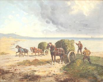 Loading the Salt Hay by 
																			Hans Rudolf Obrist