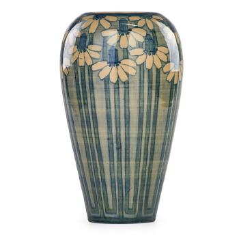 Vase With Cone Flowers by 
																			Harriet C Joor