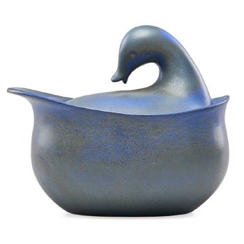 Lidded vessel in the form of a duck by 
																			Eva Zeisel