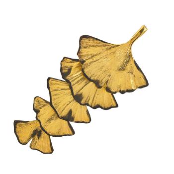 Kinetic Gingko Leaf Pendant by 
																			Paul Oudet
