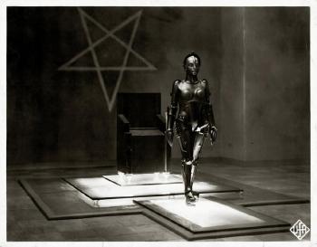 Metropolis. Brigitte Helm dans le film de Fritz Lang by 
																	Horst von Harbou