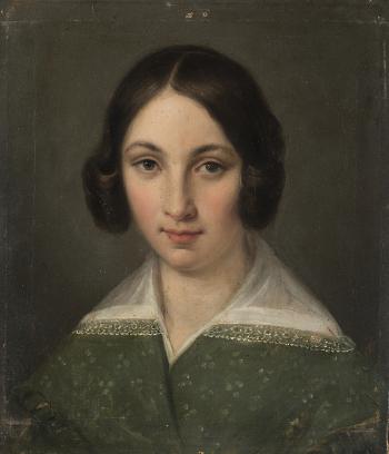 Probabile ritratto di Franceschina Ronzoni by 
																	Giacomo Trecourt