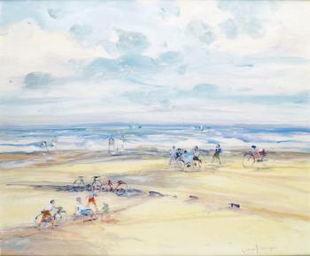 Jeu de plage, le touquet by 
																	Georges Yoldjoglou