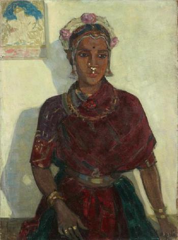 Portrait d'indienne by 
																	Andree Karpeles