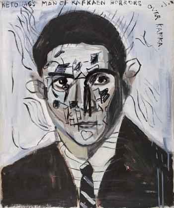 Kerouac's man of Kafkaen horrors over Kafka by 
																	Jayson Oliveria