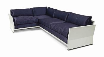 A sofa by 
																	 David Collins Studio