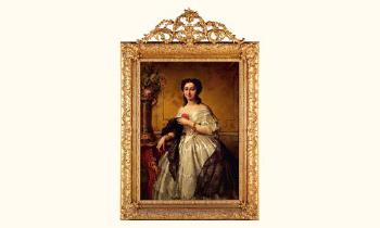 Portrait d'une dame de la Societe Lyonnaise by 
																	Adelaide Salles-Wagner