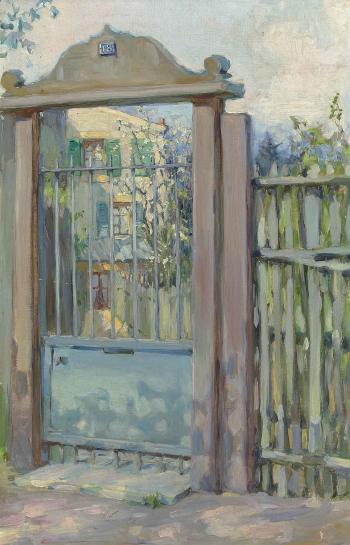 A Gate in Meudon by 
																	Maria Vasilevna Iakunchikova