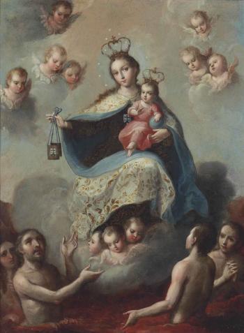 Virgen Del Carmen by 
																	Jose de Paez