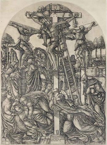 Christ on the Cross between two Thieves (E. 37; Be. 12) by 
																	Jean Duvet