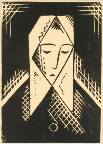 Head of A Woman (Enská Hlava) by 
																	Josef Capek